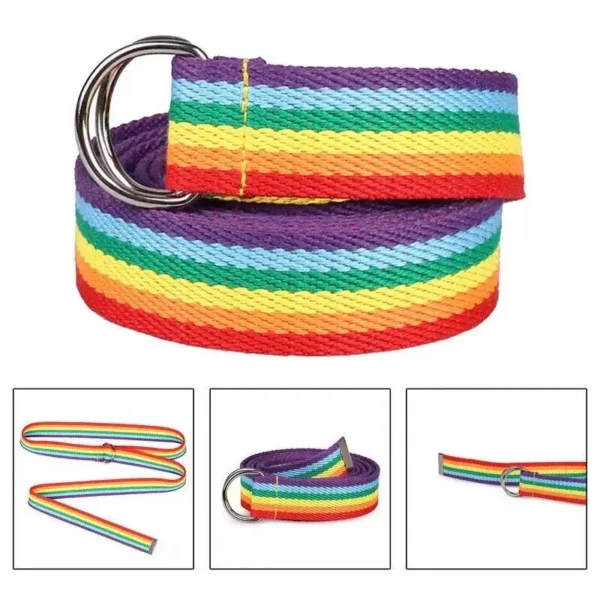 Rainbow Fabric Belt - Image 6