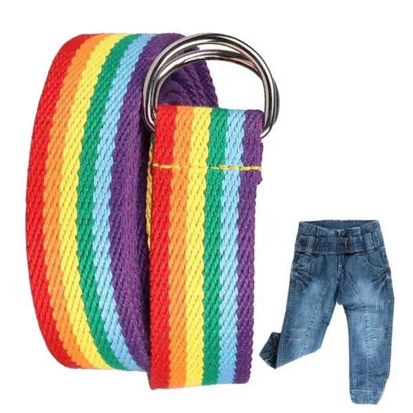 Rainbow Fabric Belt - Image 2