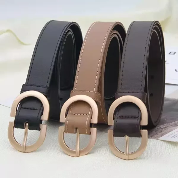 Chic Metal Buckle Women’s Belt - Image 3