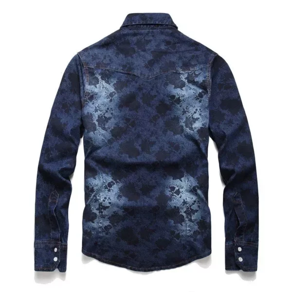 Autumn Men’s Cotton Denim Jacket – High Quality Luxury