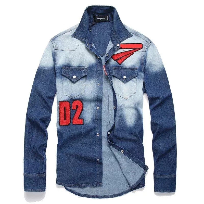 Autumn Men’s Cotton Denim Jacket – High Quality Luxury