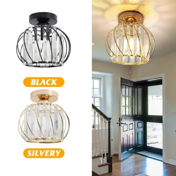 Modern Vintage Industrial Ceiling Lamp - LED Pendant Light for Home Decor - Image 5