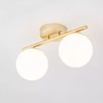 Elegant Nordic LED Glass Ceiling Light