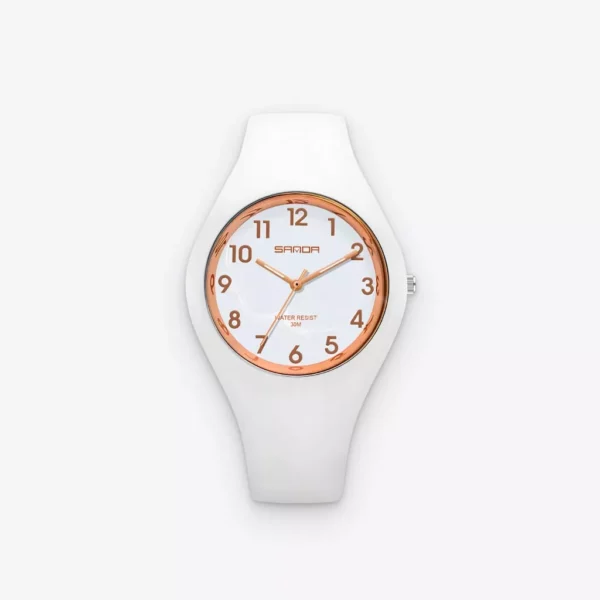 White Silicone Kid’s Quartz Watch