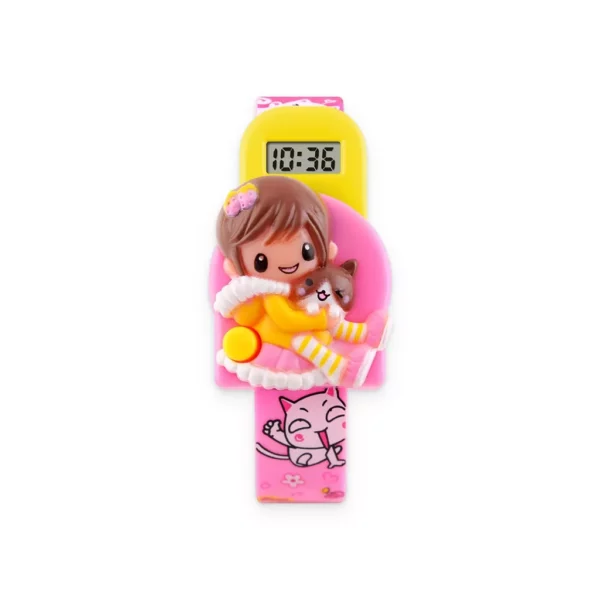 Adorable Girls’ Pink Digital Watch - Image 2