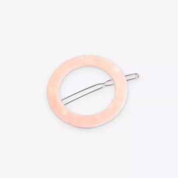 Pink Circle Hair Clip