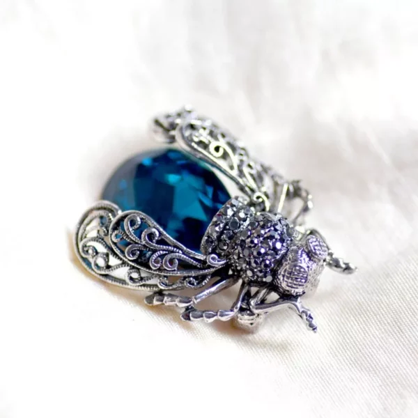 Crystal Insect Brooch - Image 5