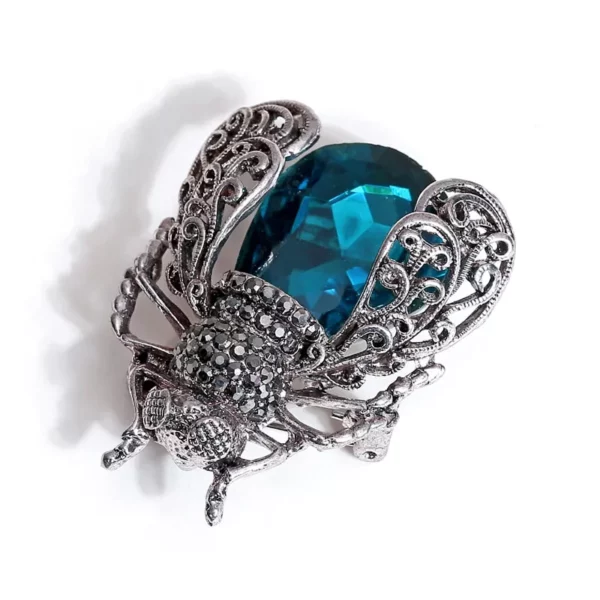 Crystal Insect Brooch - Image 2