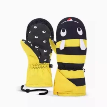 Kids Winter Ski Gloves: Waterproof, Warm, Flexible for Boys & Girls