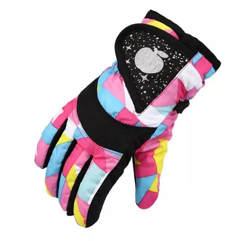 Cozy Winter Snow Ski Gloves for Kids – Warm, Windproof, and Durable