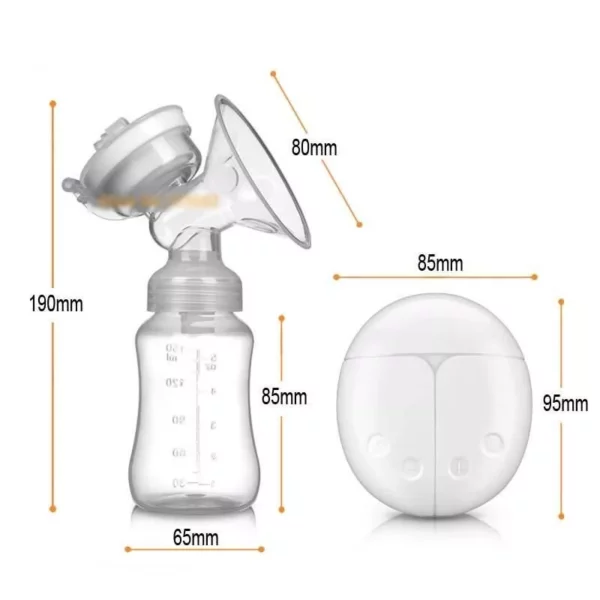 USB Rechargeable Double Electric Breast Pump with Nursing Pads & Milk Storage Set