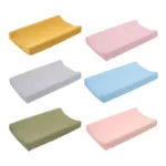 Breathable Muslin Cotton Baby Diaper Changing Pad Cover - Universal Fit