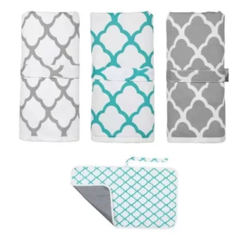 “Ultra-Soft Waterproof Baby Changing Mat – Large, Cotton, Reusable & Washable”