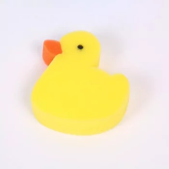 Adorable Cartoon Duck Baby Bath Sponge – Soft & Safe Newborn Bathing Accessory