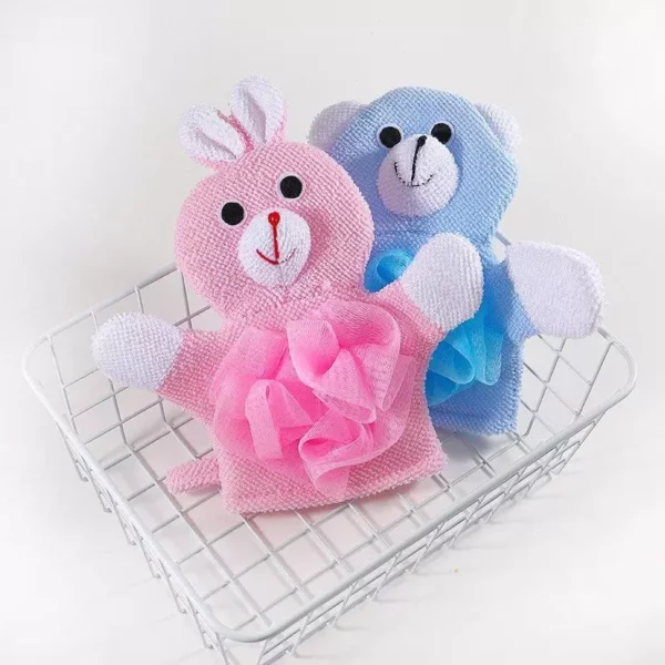 Adorable Animal-Themed Baby Bath Brushes: Soft, Absorbent & Fun