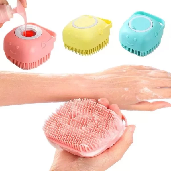 Multi-Purpose Silicone Bath & Body Brush: Gentle Massage and Deep Cleansing Tool