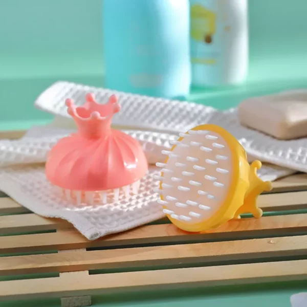 Baby Silicone Shampoo Brush - Gentle Care for Your Little One - Image 2