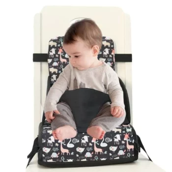 Portable Kids Dining Booster Seat Cushion with Anti-Slip Mat