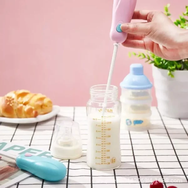 Portable Handheld Milk Powder & Beverage Frother Mixer