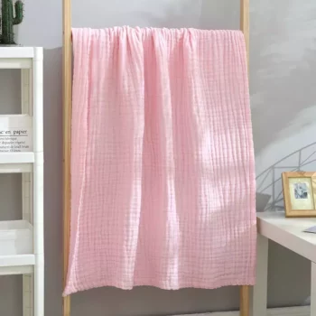 100% Cotton Baby Bath Towel: Ultra-Absorbent Blanket