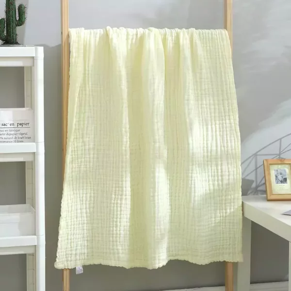 100% Cotton Baby Bath Towel: Ultra-Absorbent Blanket