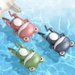 Clockwork Swimming Frog Bath Toy for Kids