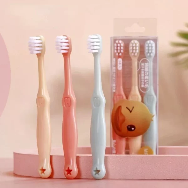 Soft Bristle Pineapple Duck Kids Toothbrush – Gentle Dental Care for 3-5 Year Olds