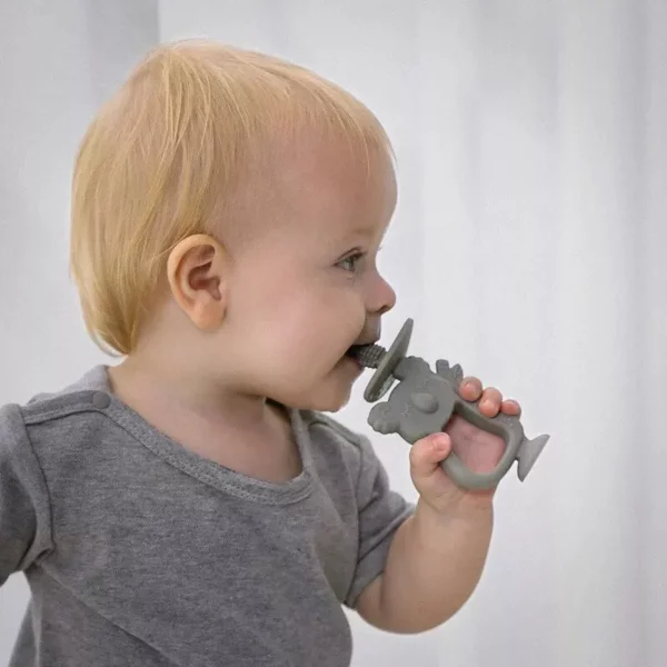 Koala-Themed Silicone Baby Training Toothbrush & Teether