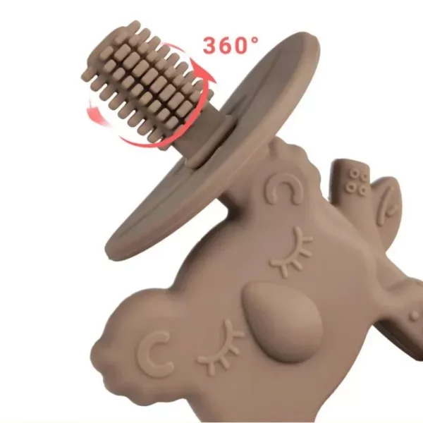 Koala-Themed Silicone Baby Training Toothbrush & Teether - Image 4