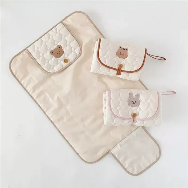 Portable Waterproof Baby Diaper Changing Mat – Foldable and Comfortable Nappy Pad for Newborns - Image 2