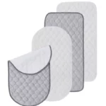 Waterproof Bamboo Baby Diaper Changing Mat - Reusable, Soft & Safe for Newborns