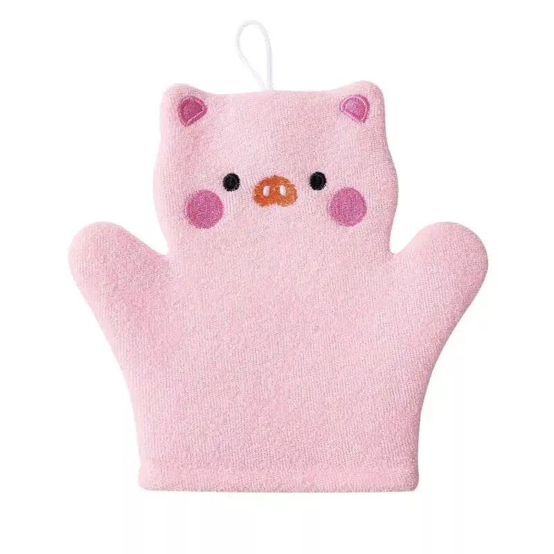 Fun Cartoon Animal Bath Gloves for Kids – Soft, Safe, and Easy Cleaning