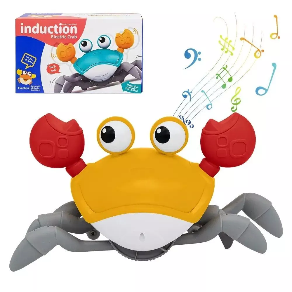 Musical Crawling Crab Toy – Interactive, Educational, and Fun for Babies and Toddlers