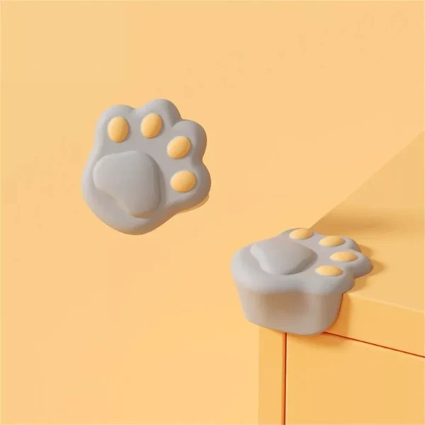 Adorable Cartoon Cat Paw Silicone Corner Protector – Child Safety Edge Guard