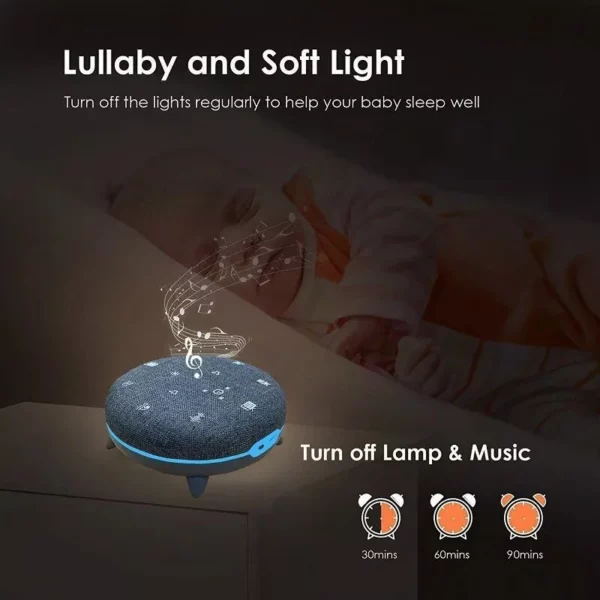 Ultimate Sleep Companion: 7 Soothing Nature Sounds & White Noise Machine for All Ages