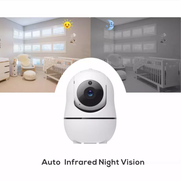 5-Inch HD Baby Monitor with Camera, Audio, and Smart Features – 720P, Long Range, and Multi-Functional