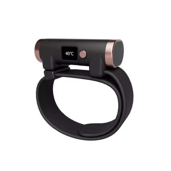 Portable 2-in-1 Bracelet Hand Warmer with Intelligent Temperature Control and Digital Display