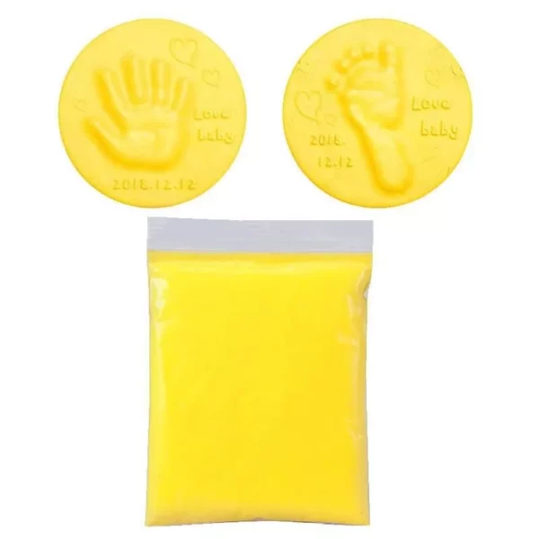 Soft Air-Drying Baby Handprint & Footprint Clay Imprint Kit
