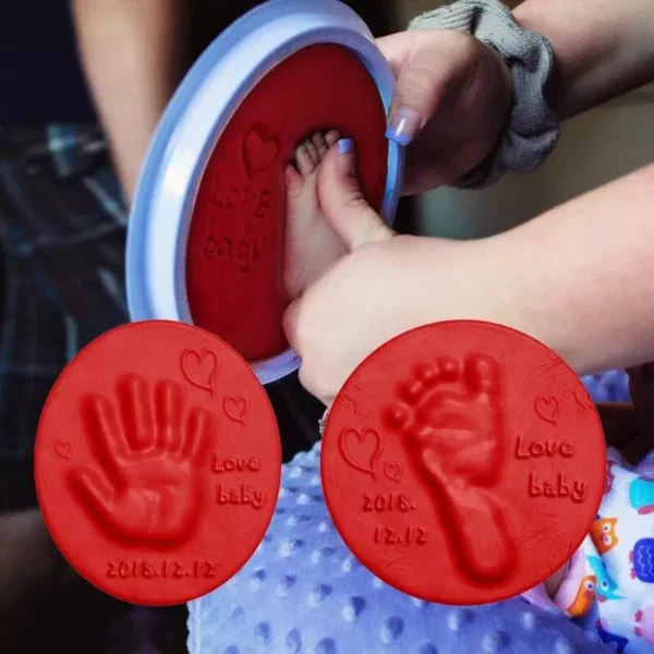 Soft Air-Drying Baby Handprint & Footprint Clay Imprint Kit