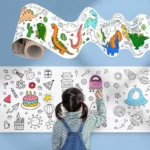 Children's DIY Drawing & Coloring Scroll Paper