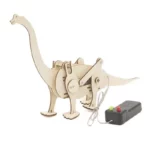 Exploratory Wooden Dinosaur STEM Puzzle Kit - Science and Learning Adventure for Kids