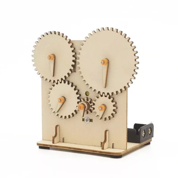 Electric Gear Drive Model - DIY Wooden Puzzle for STEM Learning & Creative Play - Image 2