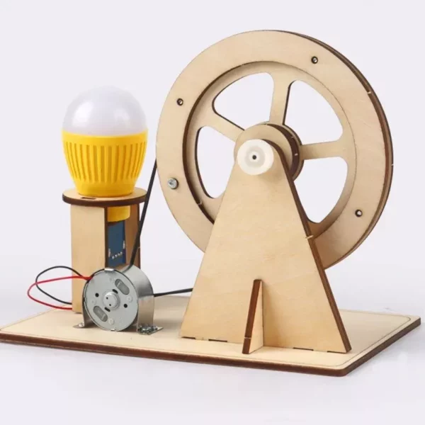 Wooden Hand Generator Kids Science Toy