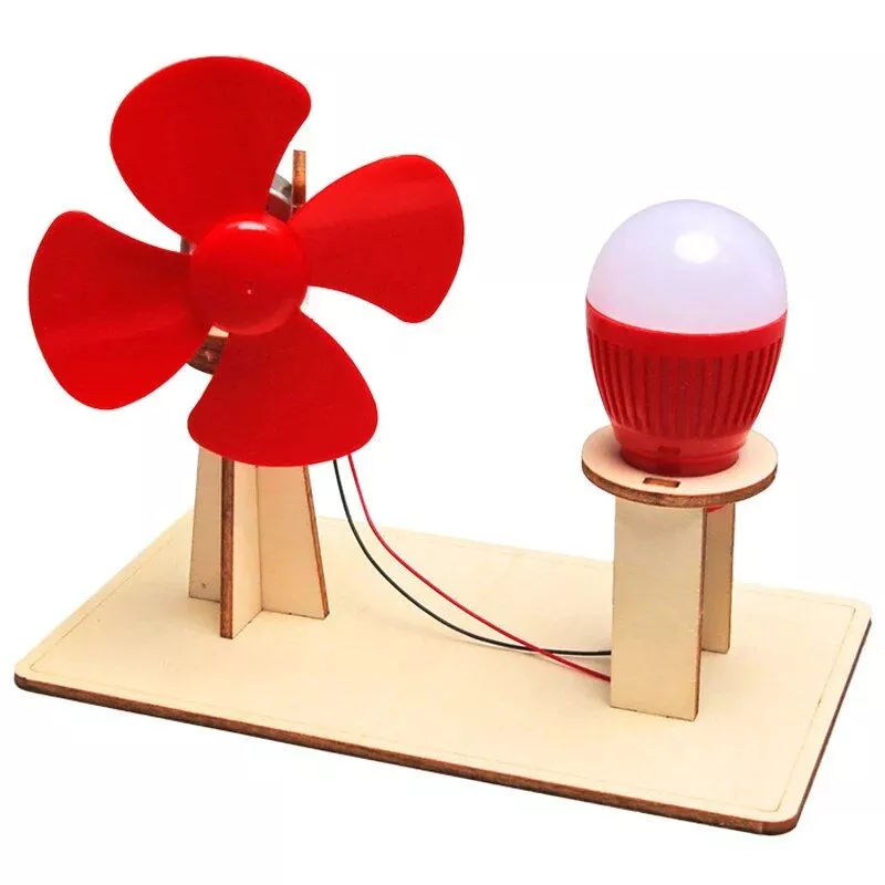 Wooden Hand Generator Kids Science Toy