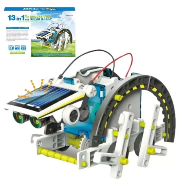 13-in-1 STEM Solar Robot Kit - Educational DIY Building Toy - Image 2