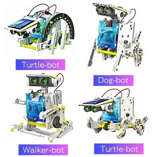 13-in-1 STEM Solar Robot Kit – Educational DIY Building Toy