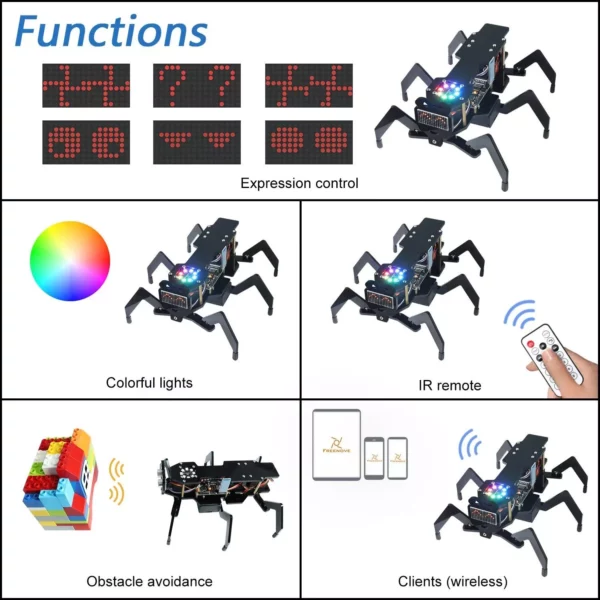 Freenove Robot Ant Kit for Arduino – STEM Learning & Fun