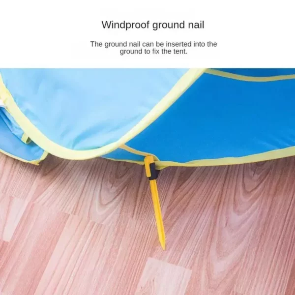 UV-Proof Kids’ Beach Tent with Built-in Pool