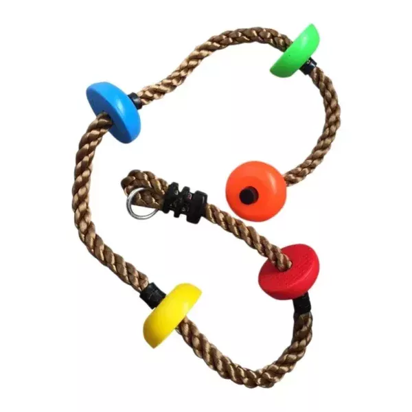 Colorful Kids' Climbing Rope Swing Disc - Image 4