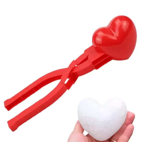 Heart-Shaped Snowball Maker